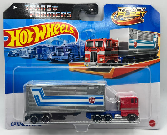 2024 Hot Wheels Transformers Optimus Prime Track Fleet 1:64