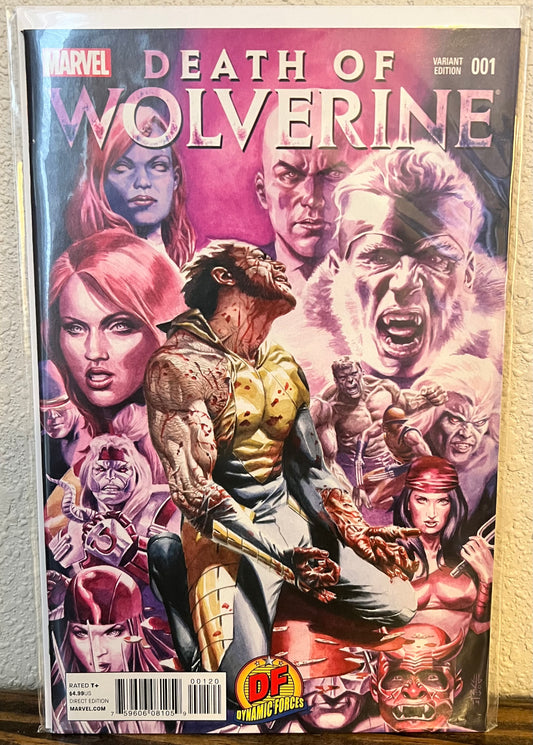 Death Of Wolverine #1 Dynamic Forces Variant w/COA