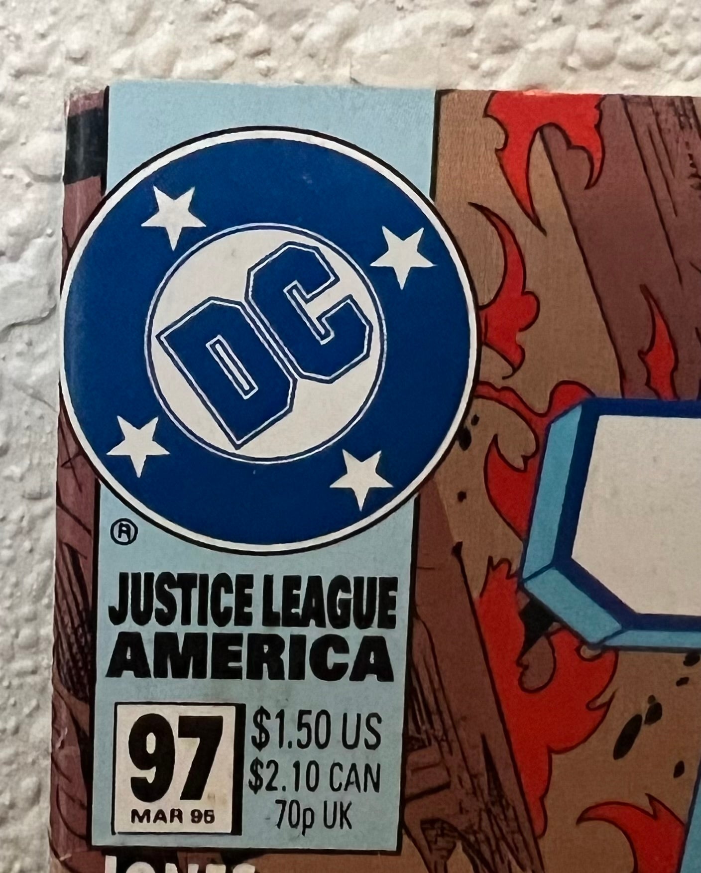 Justice League America #97 DC Universe Logo Variant