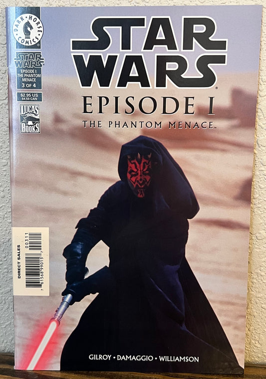 Star Wars Episode 1 The Phantom Menace #3 of 4 Darth Maul Photo Cover