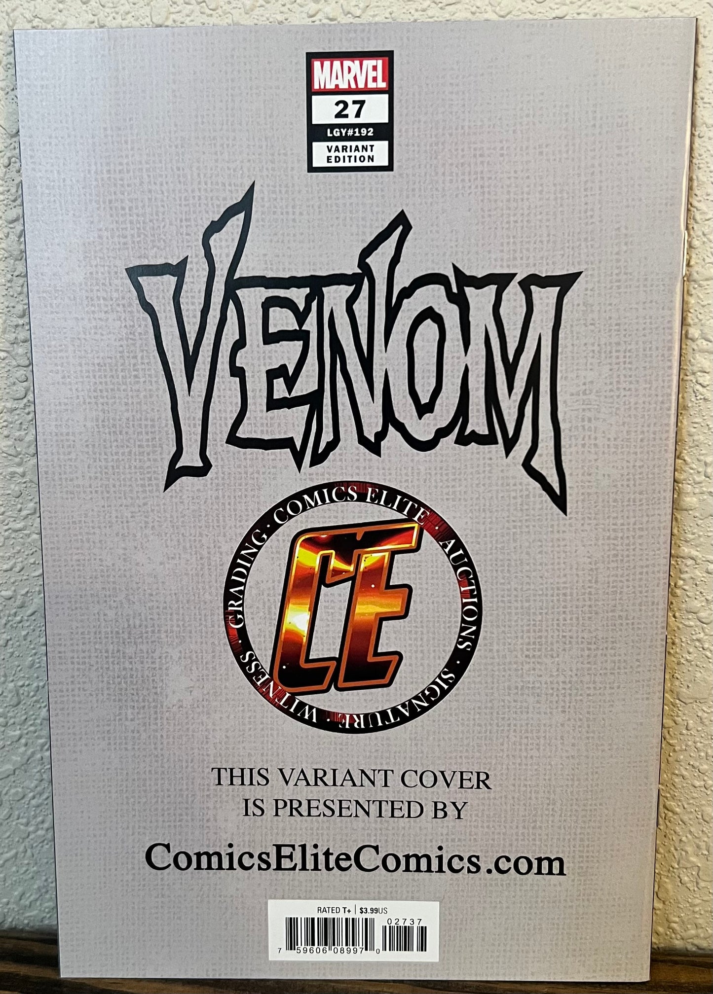 Venom #27 Comics Elite Exclusive Virgin Variant Cover by Ryan Brown