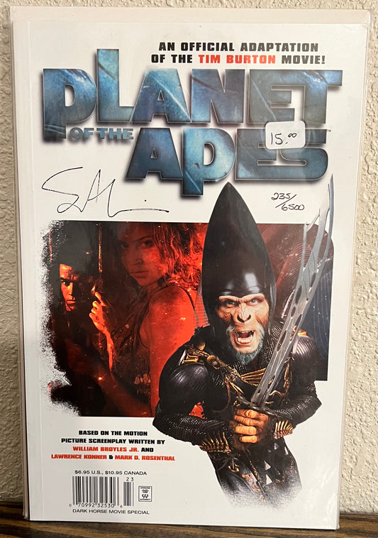Planet of the Apes Movie Adaptation #1 Signed by Scott Allie w/COA From Dynamic Forces 235/6500