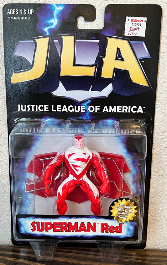 Justice league of American Superman Red Action Figure 1998