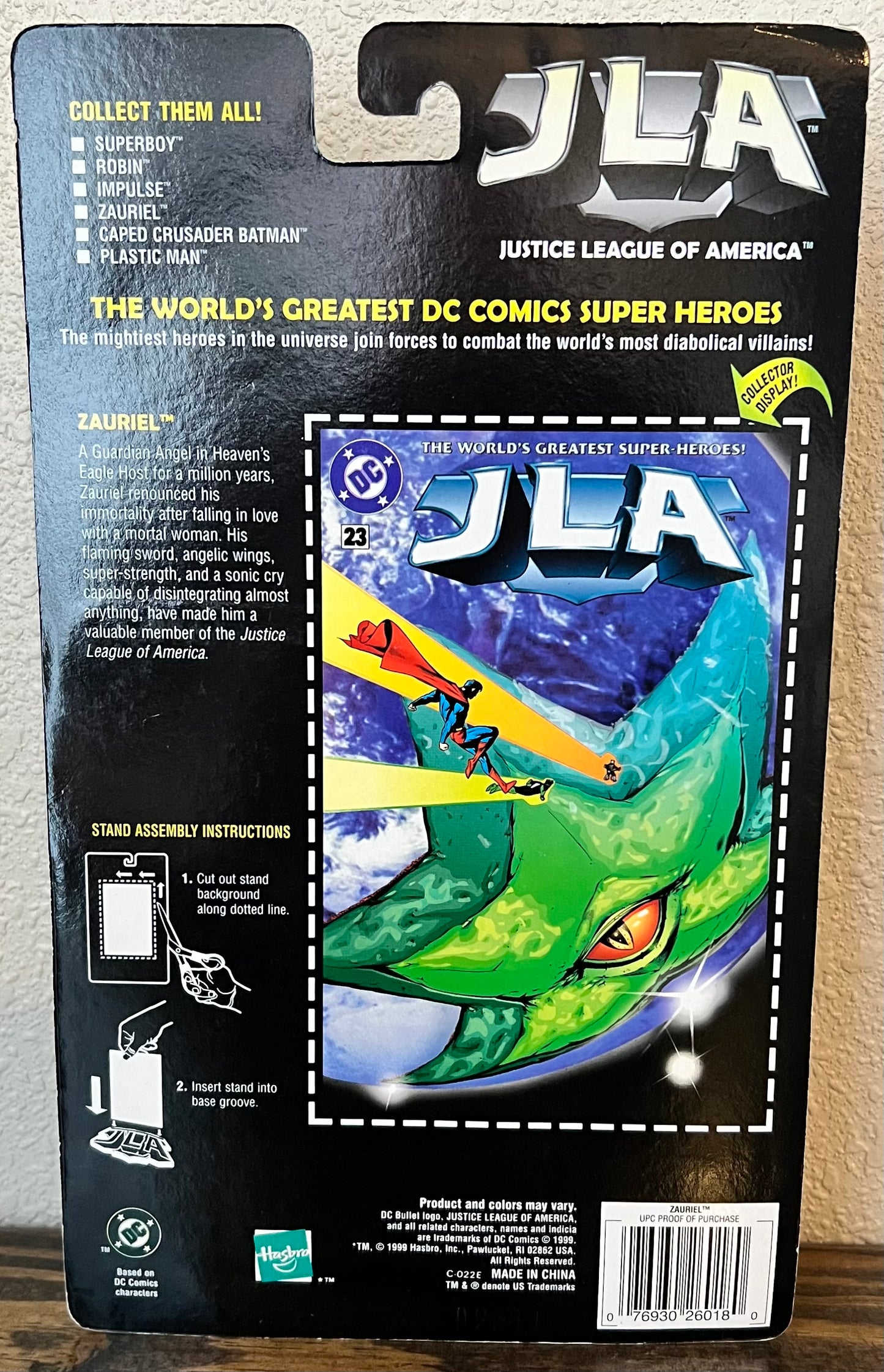 Justice League of America Zauriel Action Figure 1998