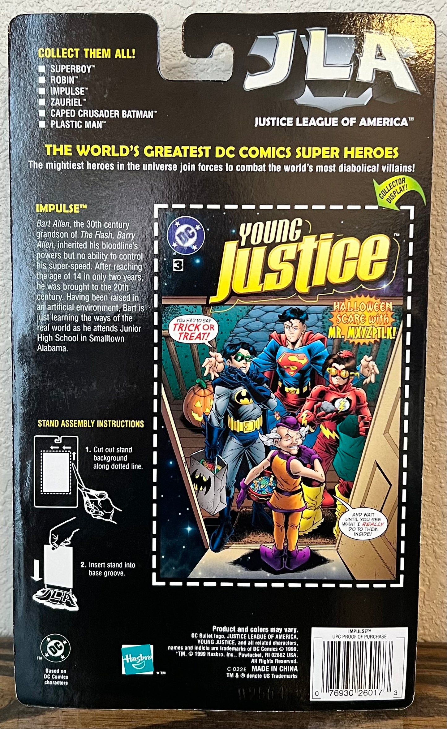 Justice League of America Impulse Action Figure 1999