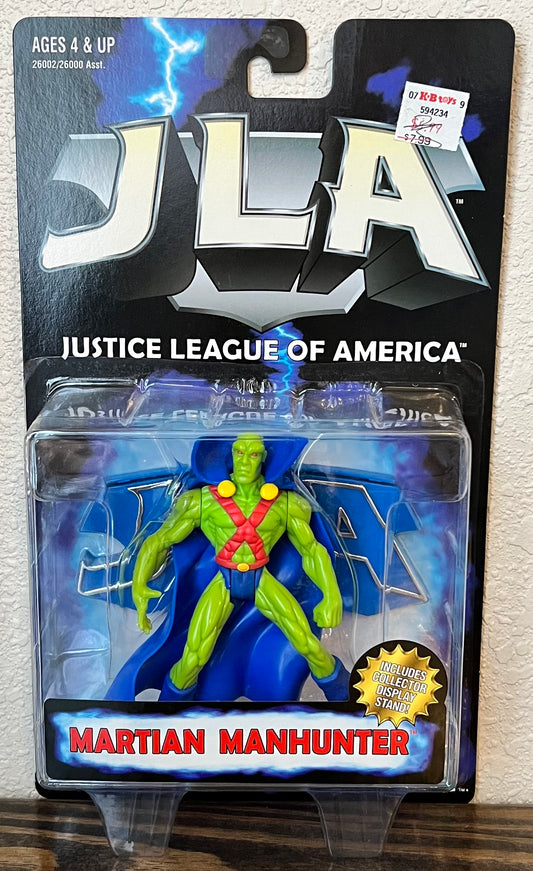 Hasbro DC Comics JLA Series Martian Manhunter Action Figure Vintage 1998