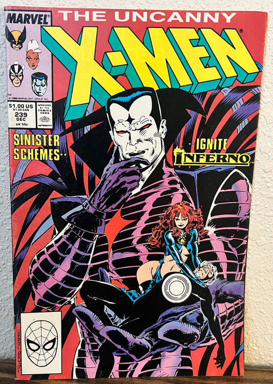 Uncanny X-Men #239 Marvel Comics 1988 1st Mr. Sinister Cover Goblin Queen