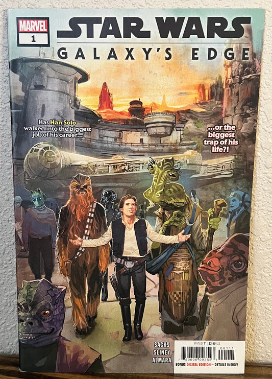 Star Wars Galaxy’s Edge #1 - 1st Appearance Dok-Ondar - Marvel 2019