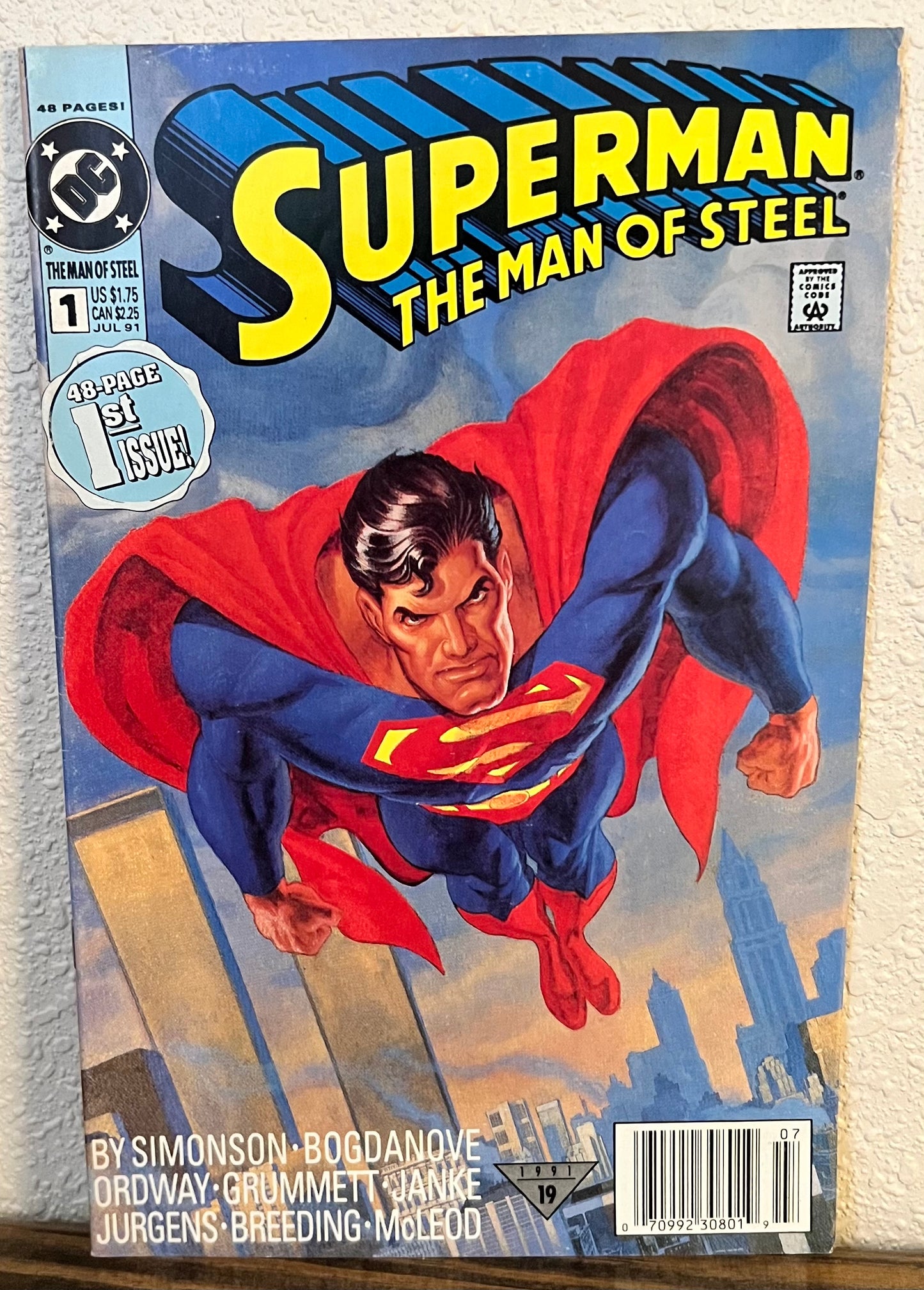 Superman: The Man of Steel #1 (1991) Superman