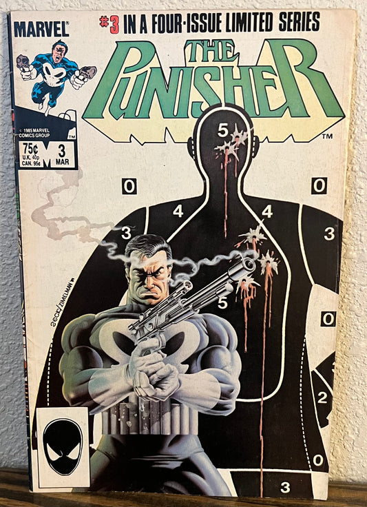 Punisher Limited Series 3 Direct Marvel Comics Mike Zeck Copper Age 1985