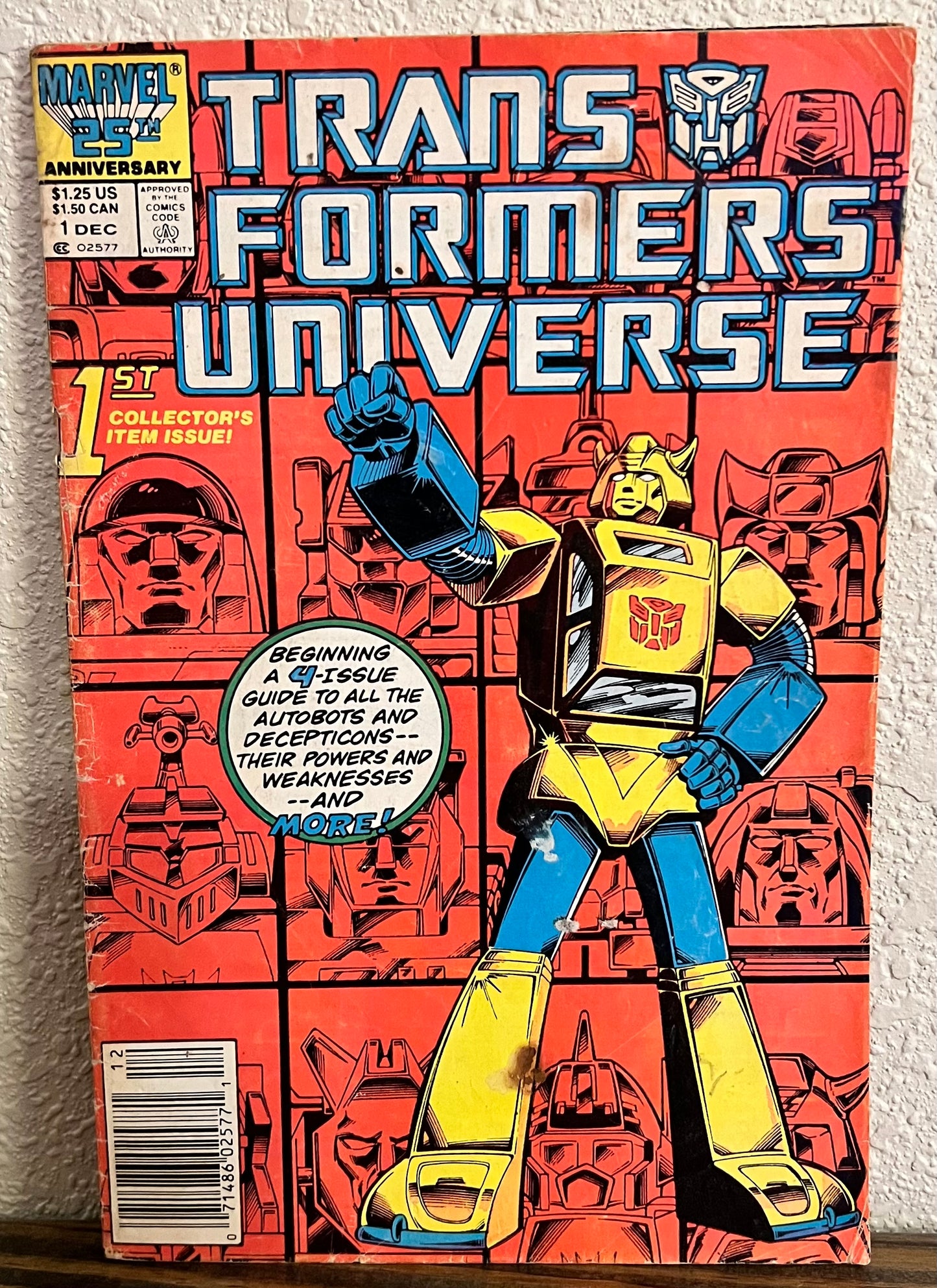 Transformers Universe #1 Vol 1 1986 Newsstand Variant