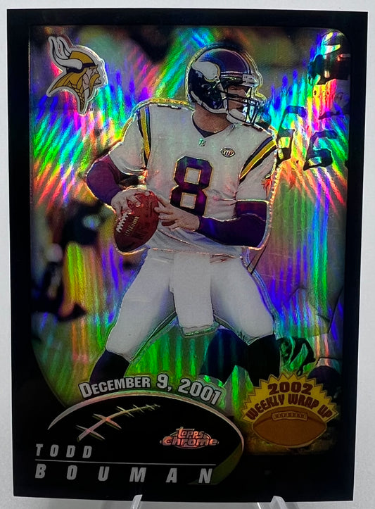 2002 Topps Chrome Black Refractor Todd Bouman #578/599