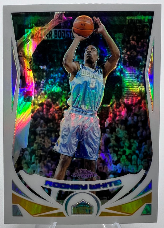 2004-05 Topps Chrome Refractor Rodney White Basketball Card