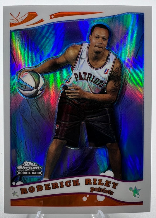 2005-06 Topps Chrome Refractor Roderick Riley Rookie Basketball Card #455/999