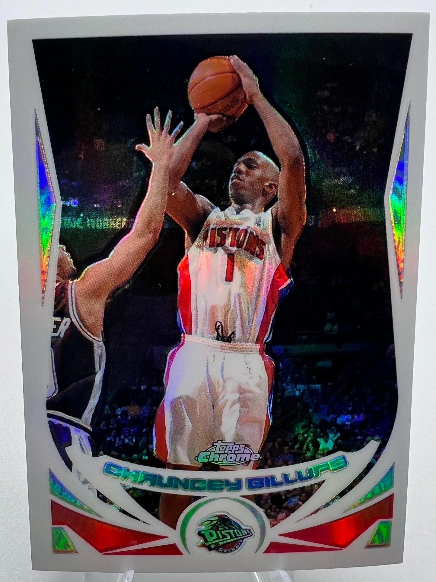 2004-05 Topps Chrome Refractor Chauncey Billups Basketball Card