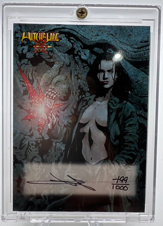 Witchblade Disciples of the Blade Limited Edition Card Autographed by Jae Lee #499/1000
