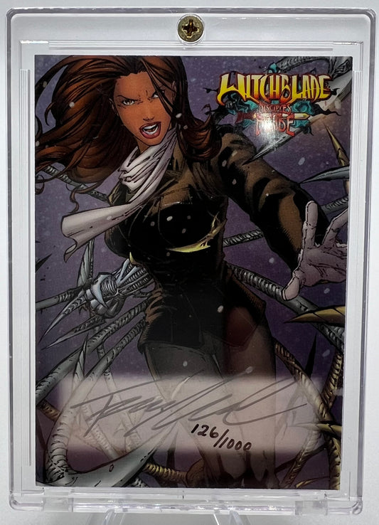 Witchblade Disciples of the Blade Ultra Limited Card Signed by Francis Manapul #126/1000