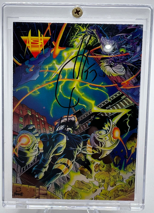 1997 Ash Card  Don't Fear The Reaper Signed by Joe Quesada