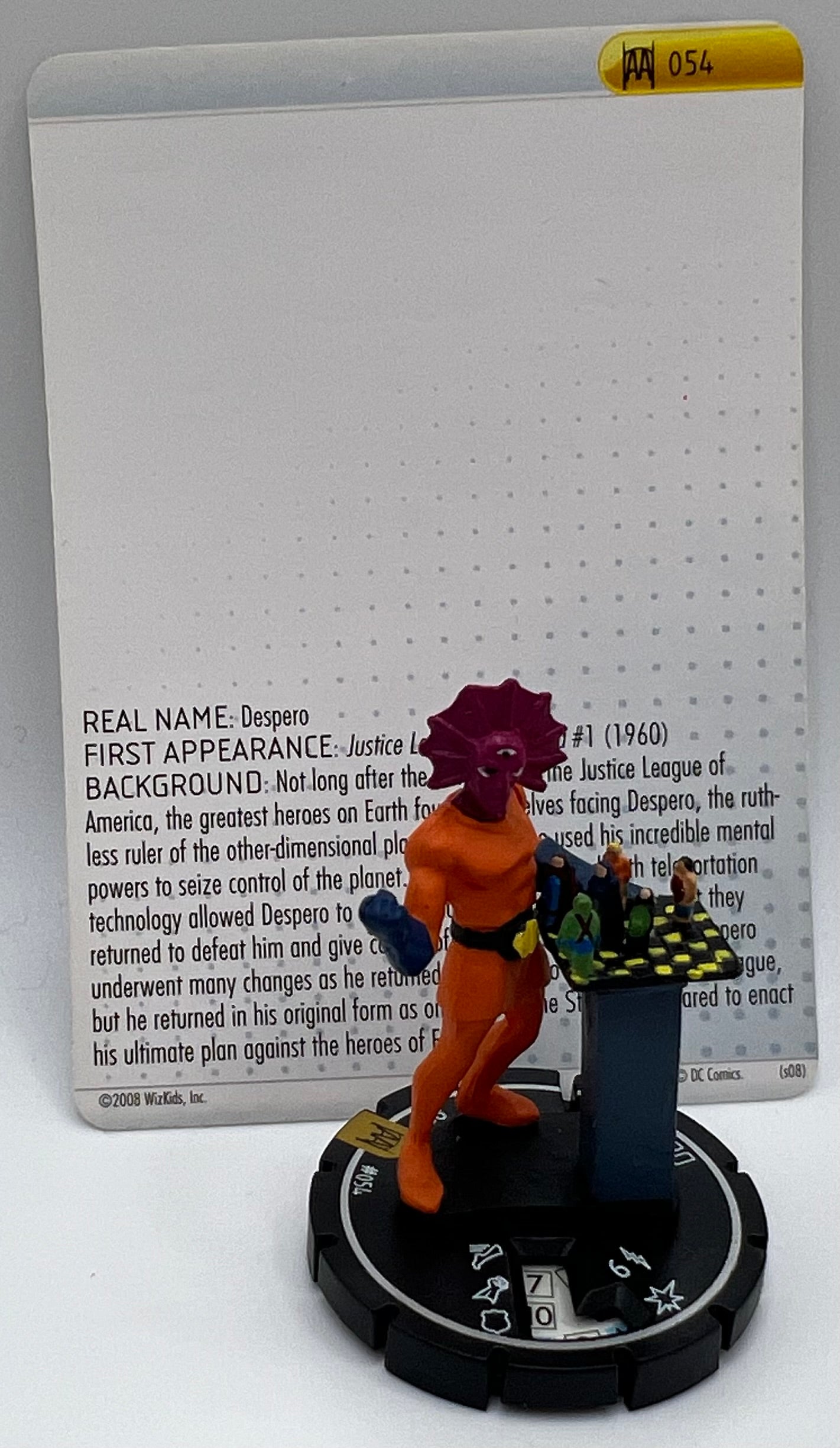 DC Heroclix Arkham Asylum Despero #054 Super Rare W/Card