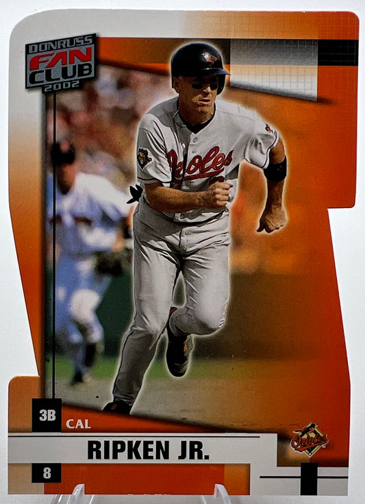 2002 Donruss Fan Club Cal Ripken Jr Die-Cut Baseball Card