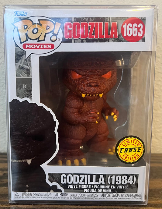 Funko Pop Godzilla #1663 Chase Variant W/Pop Protector