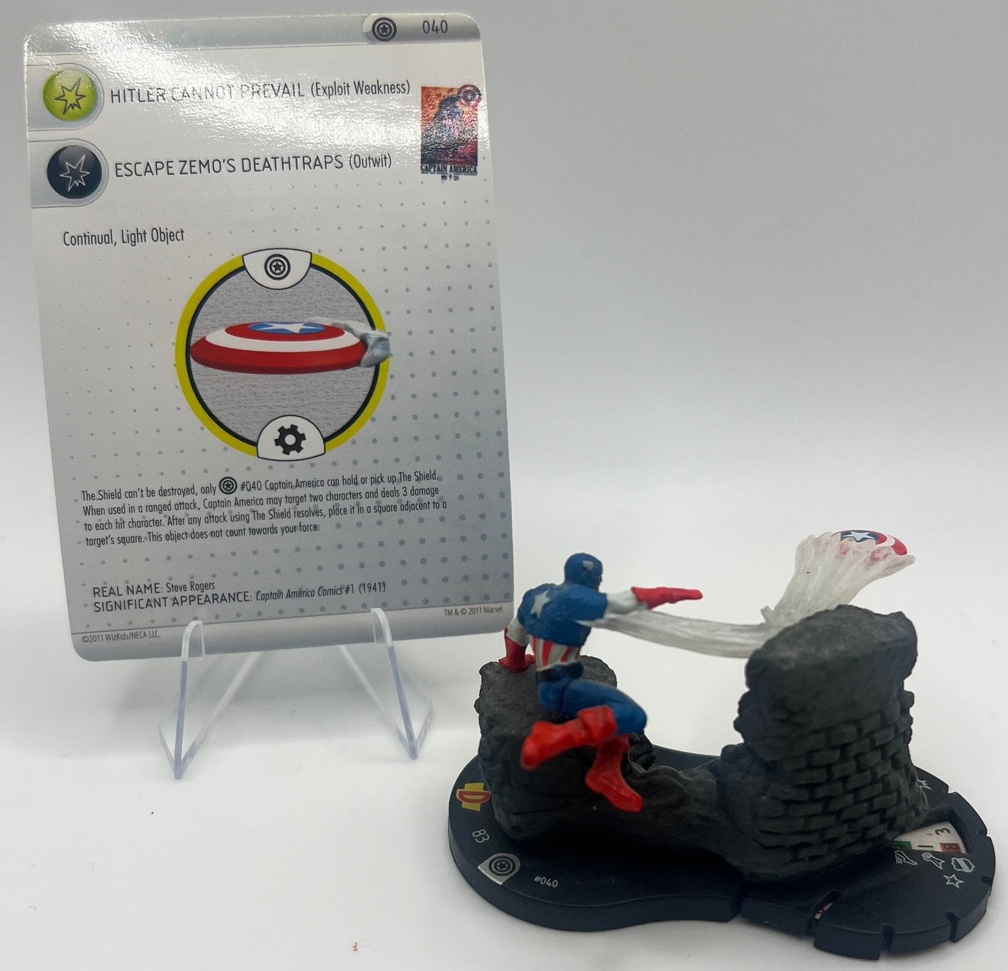 Marvel Heroclix Captain America Series Captain America #040
