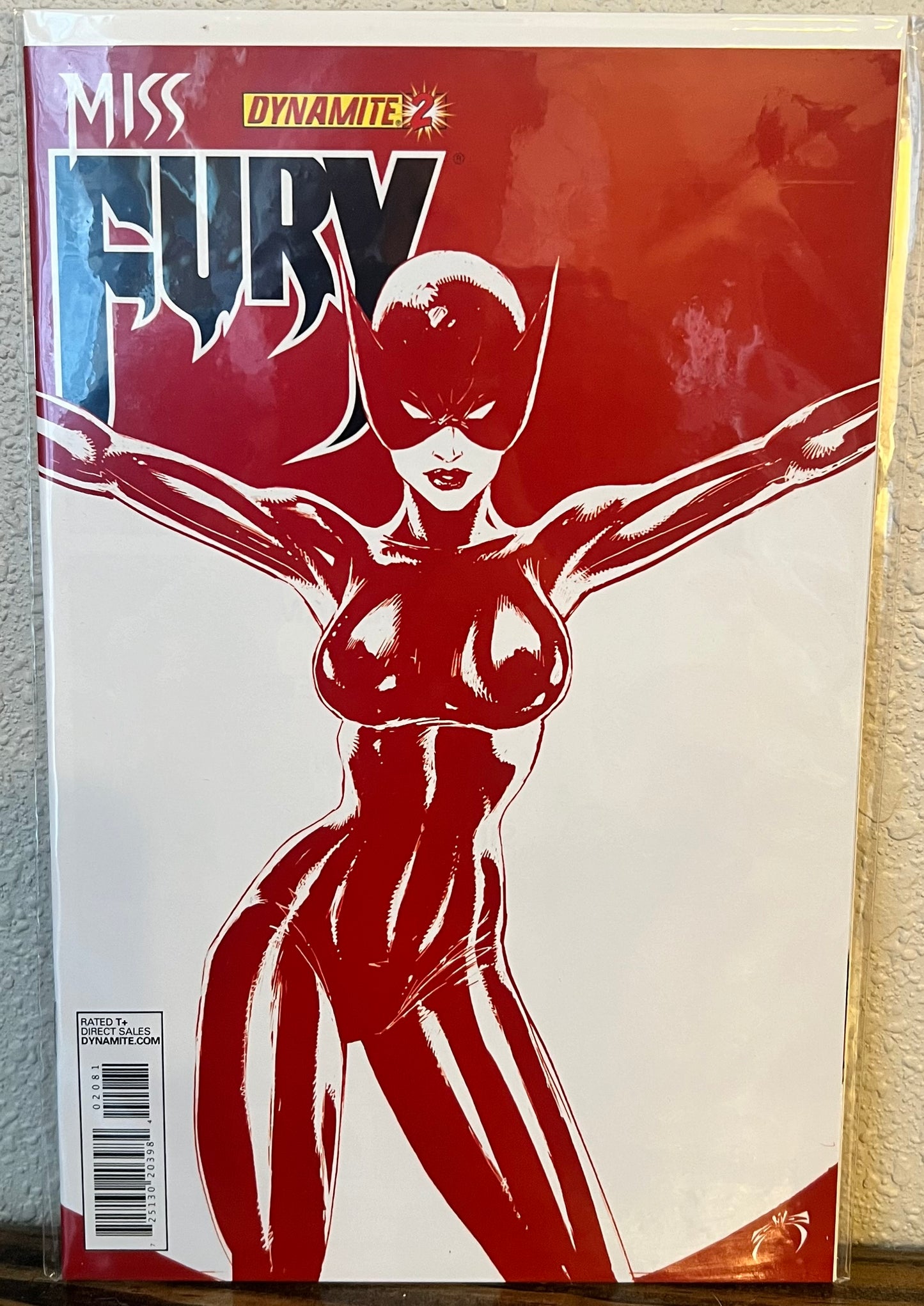 Miss Fury #2 High End Blood Red Ultra Limited Edition of 75 W/COA From DF