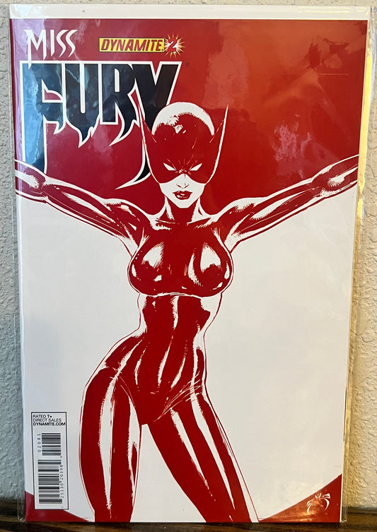 Miss Fury #2 High End Blood Red Ultra Limited Edition of 75 W/COA From DF