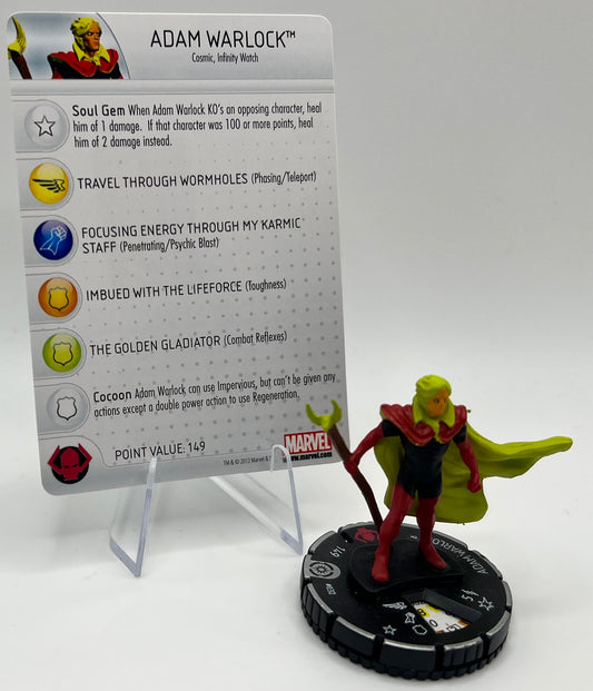 HeroClix Marvel Galactic Guardians Unique Adam Warlock Figure