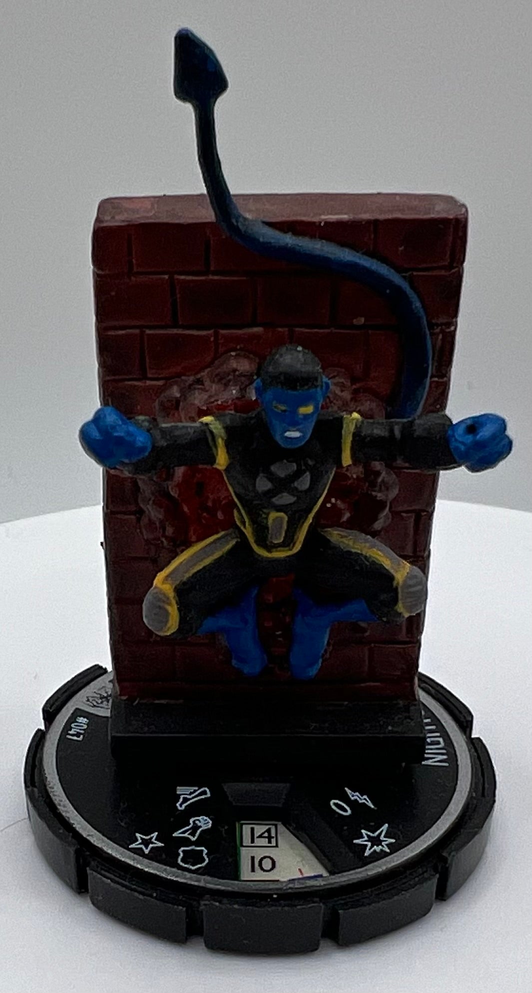 Marvel HeroClix Web of Spider-Man Nightcrawler Unique Figure #047