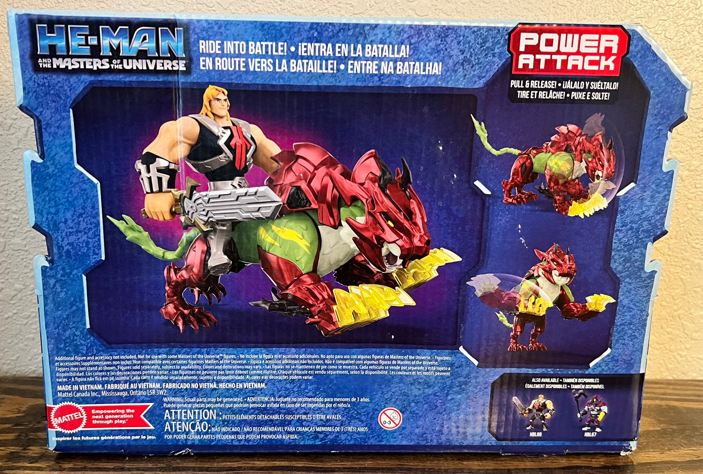 Masters of The Universe Battle Cat with Power Attack Action Figure