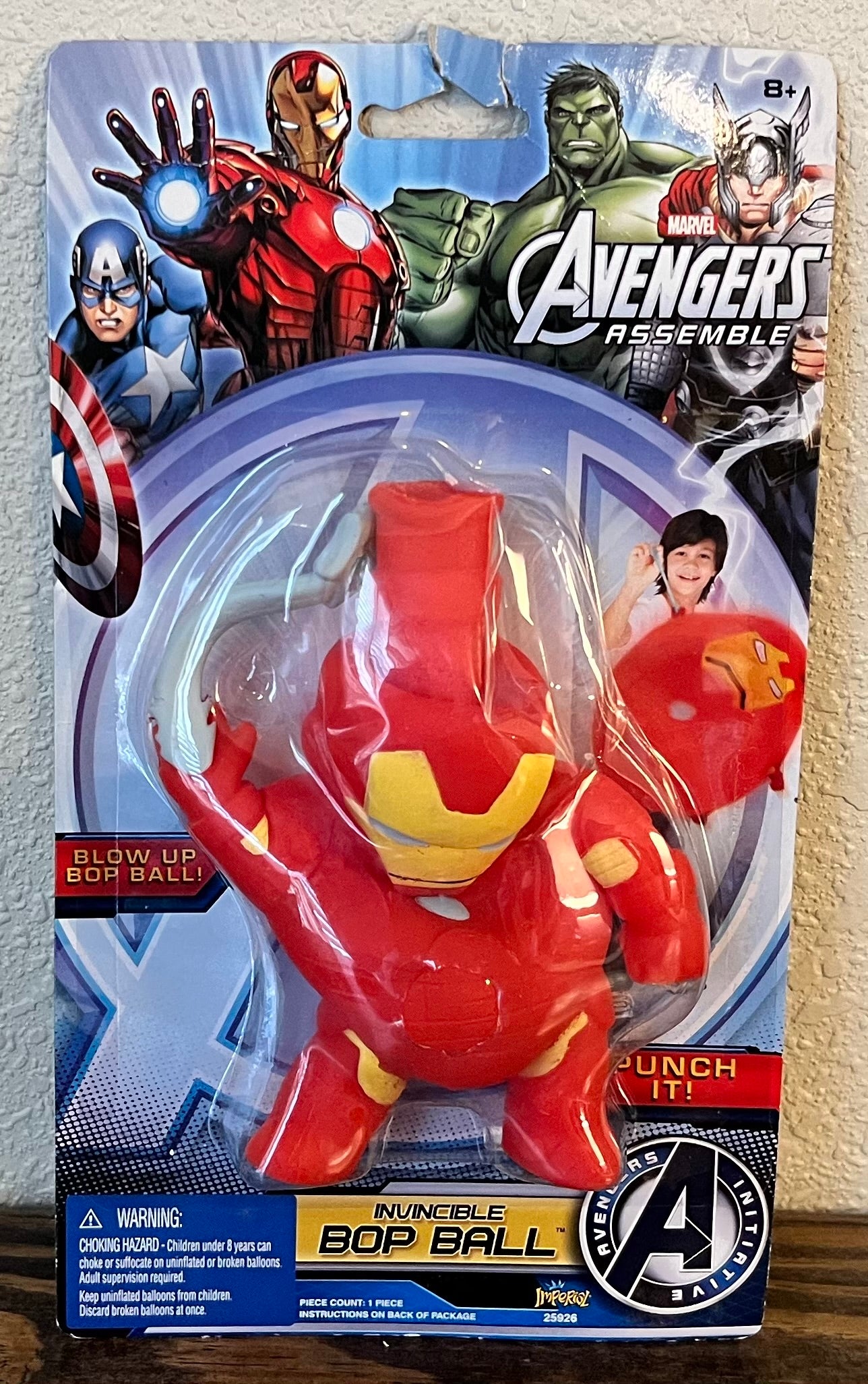 Avengers Assemble Iron Man Bop Ball