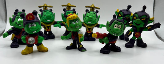 Vintage 1984 Mcdonald's Toys Astrosnik Figure Toy Lot of 10