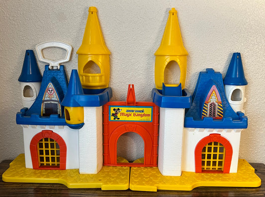 Vintage 1977 Hasbro Mickey Mouse's Magic Kingdom Weebles Castle