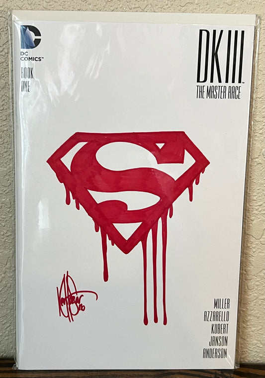 Dark Knight III: The Master Race #1 Signed & Sketched by Ken Haeser W/COA