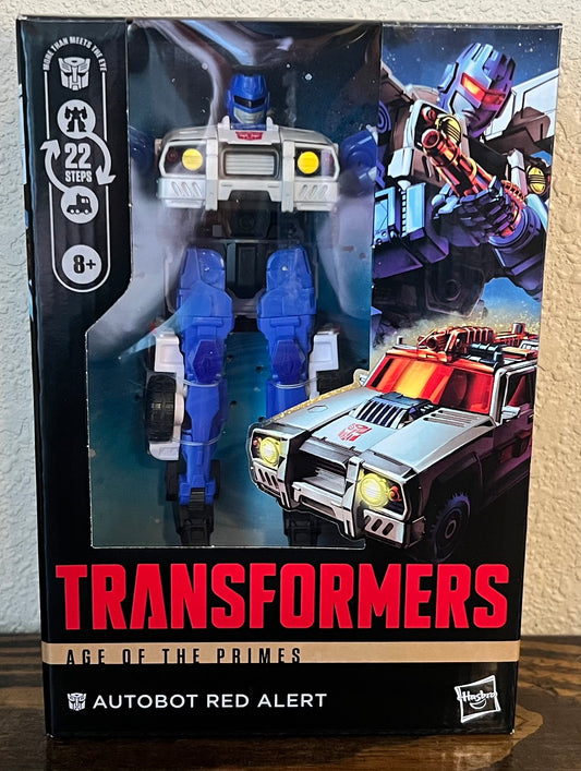 Transformers Age of Primes Voyager Class Autobot Red Alert