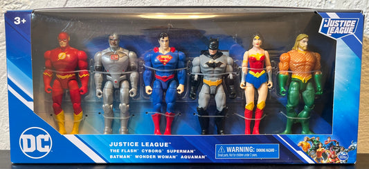 DC Comics 6-Pack Justice League 4" Super Heroes Set