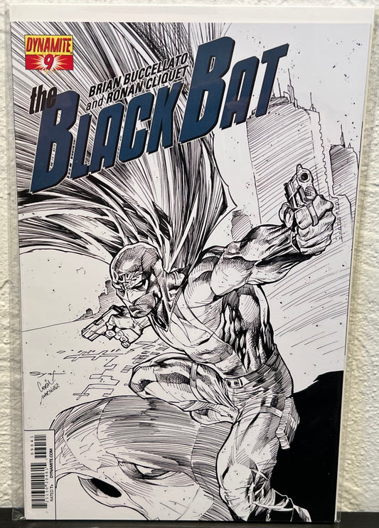 Black Bat #9 High End Black & White Ultra Limited Edition w/COA from DF