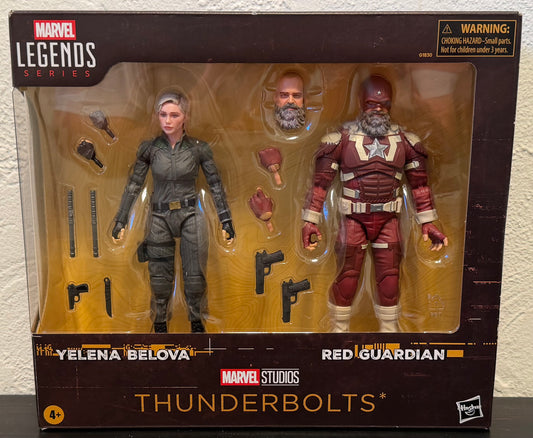 Marvel Legends Thunderbolts 2-Pack Yelena Belova & Red Guardian Action Figures Set