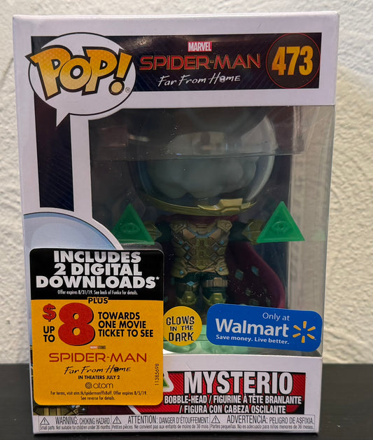 Marvel Spider-Man Far From Home Mysterio Glow in the Dark Wal-Mart Exclusive #473