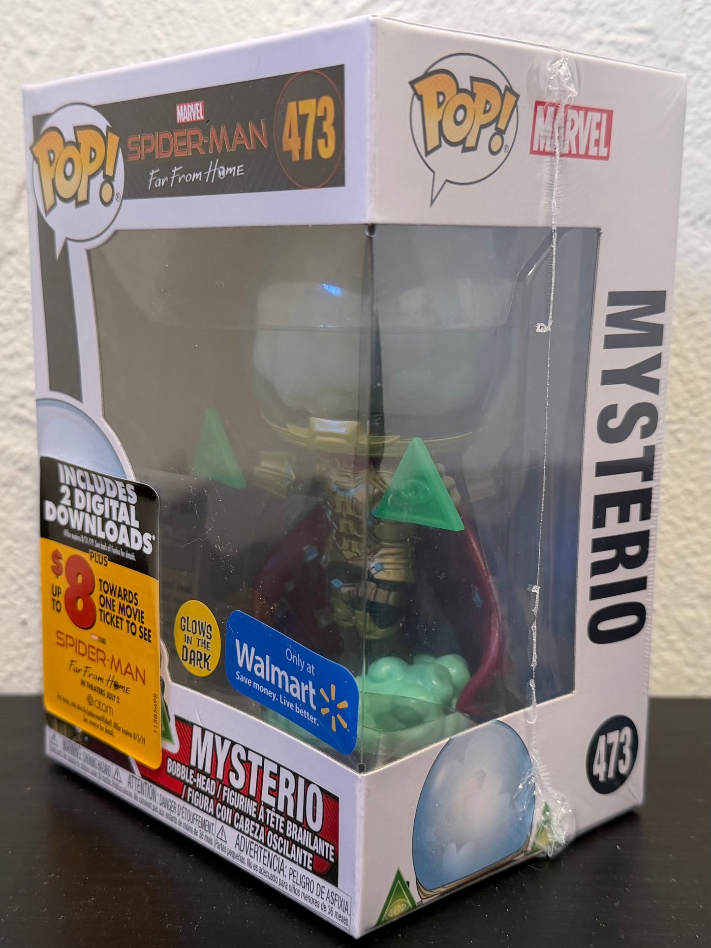 Marvel Spider-Man Far From Home Mysterio Glow in the Dark Wal-Mart Exclusive #473