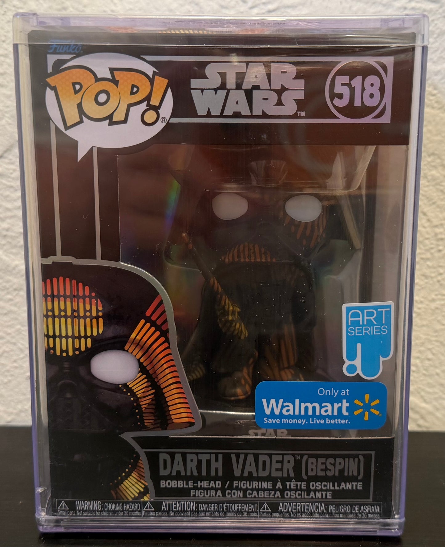 Star Wars Darth Vader Bespin Art Series Wal-Mart Exclusive Funko Pop #518
