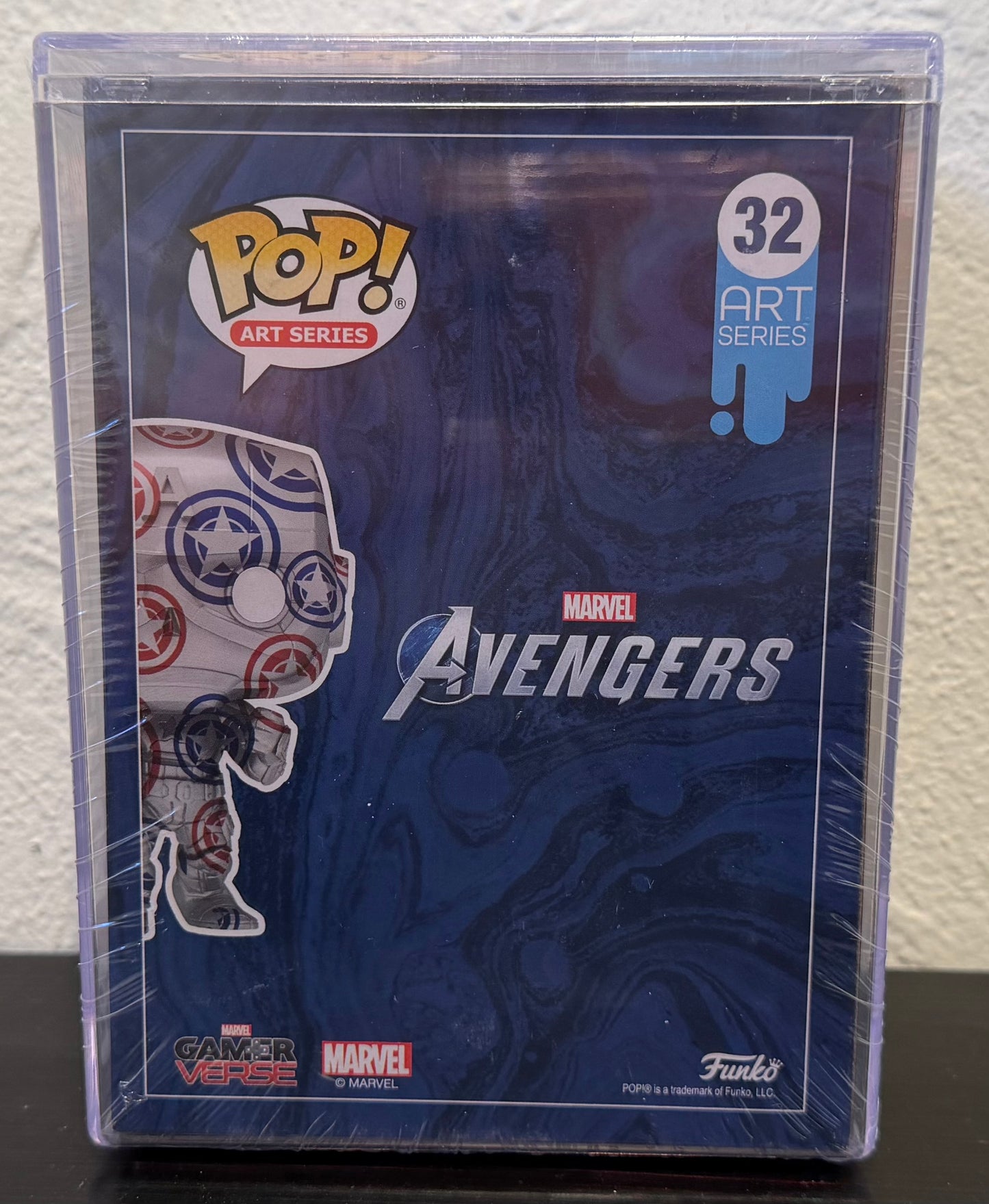 Marvel Avengers Captain America Art Series Target Exclusive Funko Pop #32