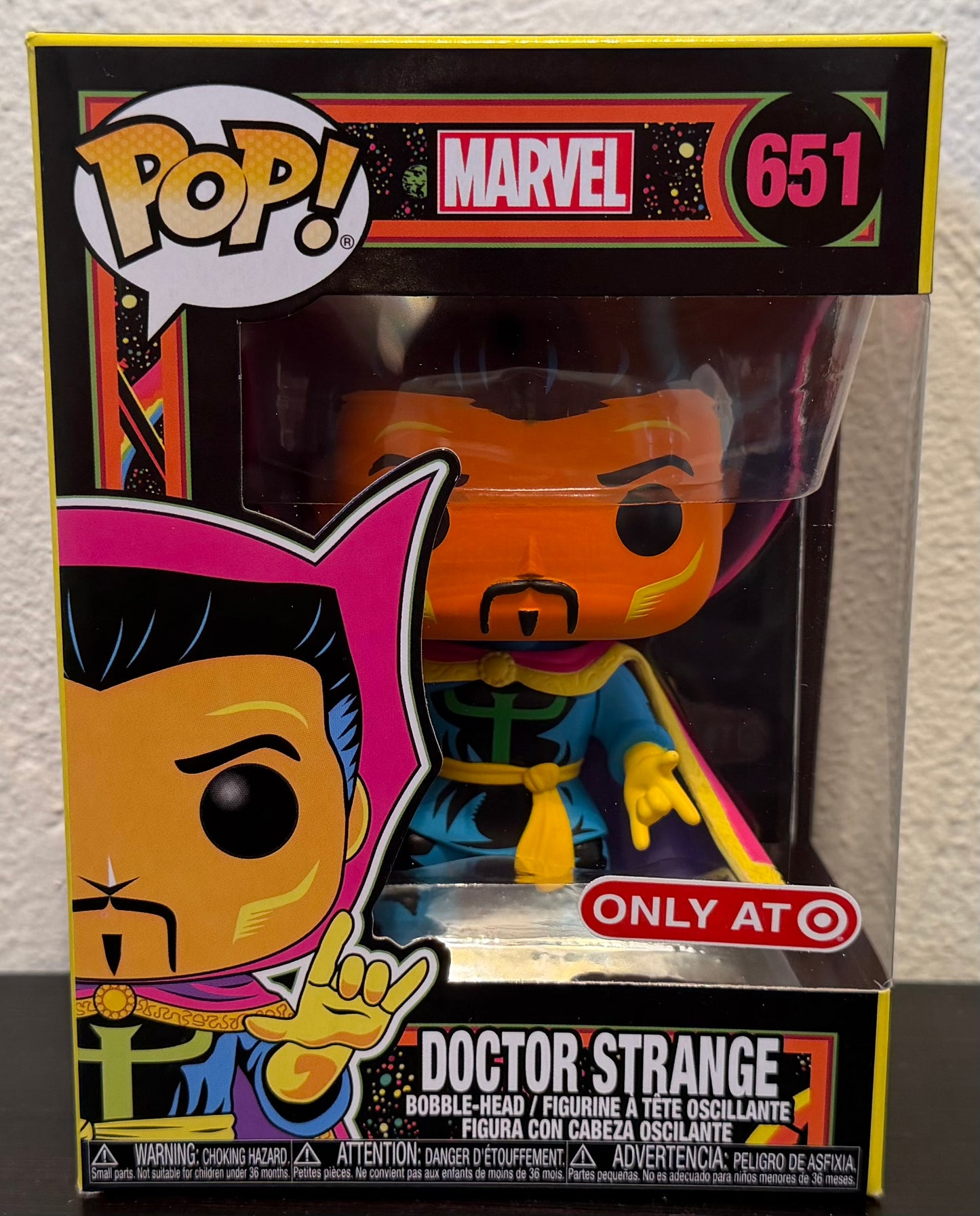 Marvel Dr Strange Black Light Target Exclusive #651