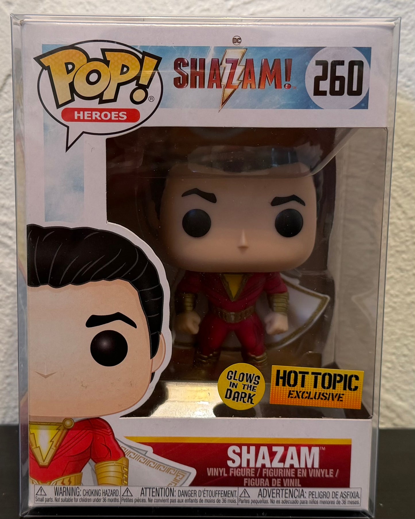 Shazam Glow In The Dark Hot Topic Exclusive #260