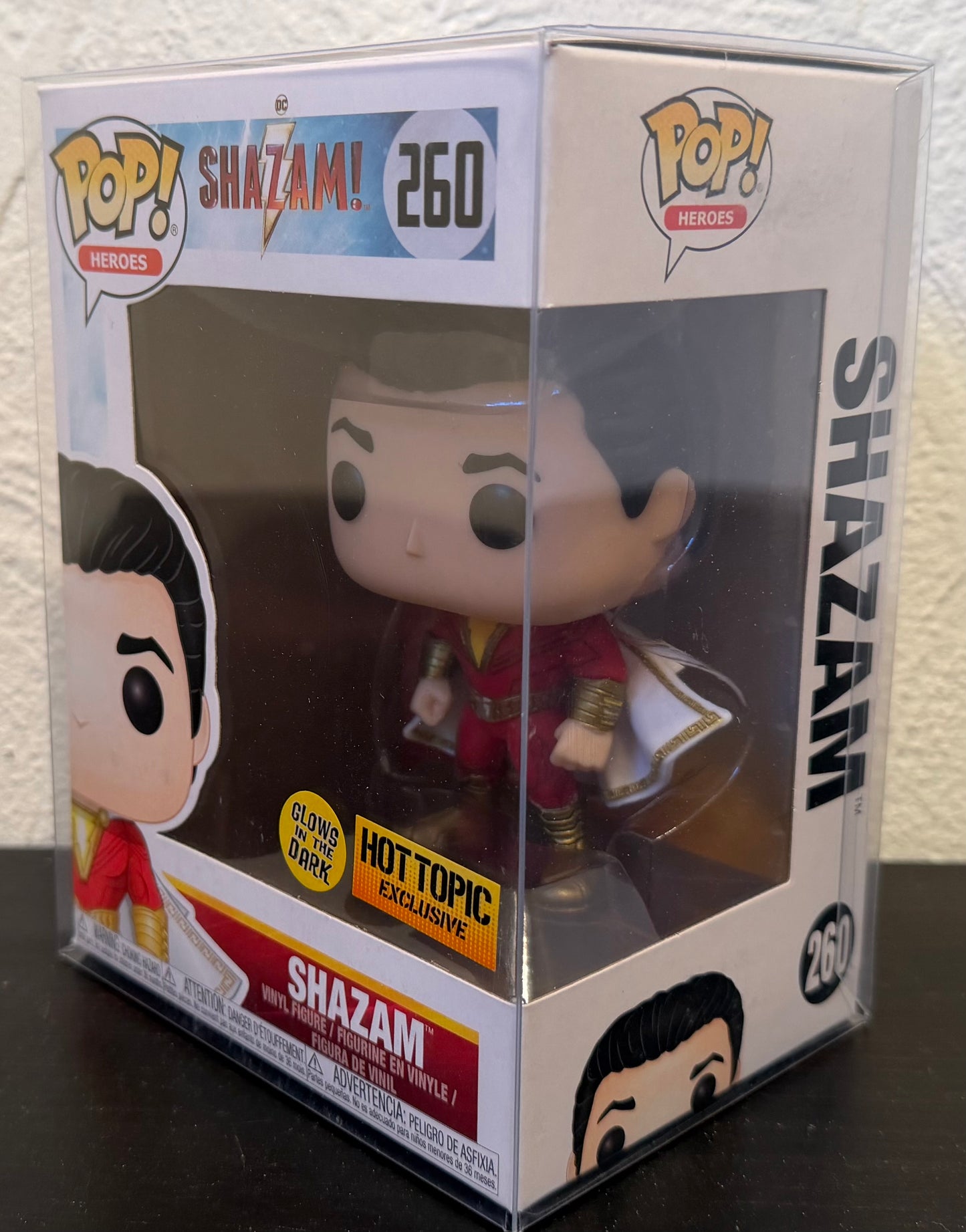 Shazam Glow In The Dark Hot Topic Exclusive #260