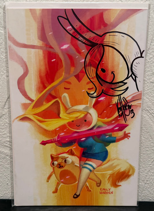 Adventure Time with Fionna & Cake #1 Signed & Remarked by Ken Haeser with COA