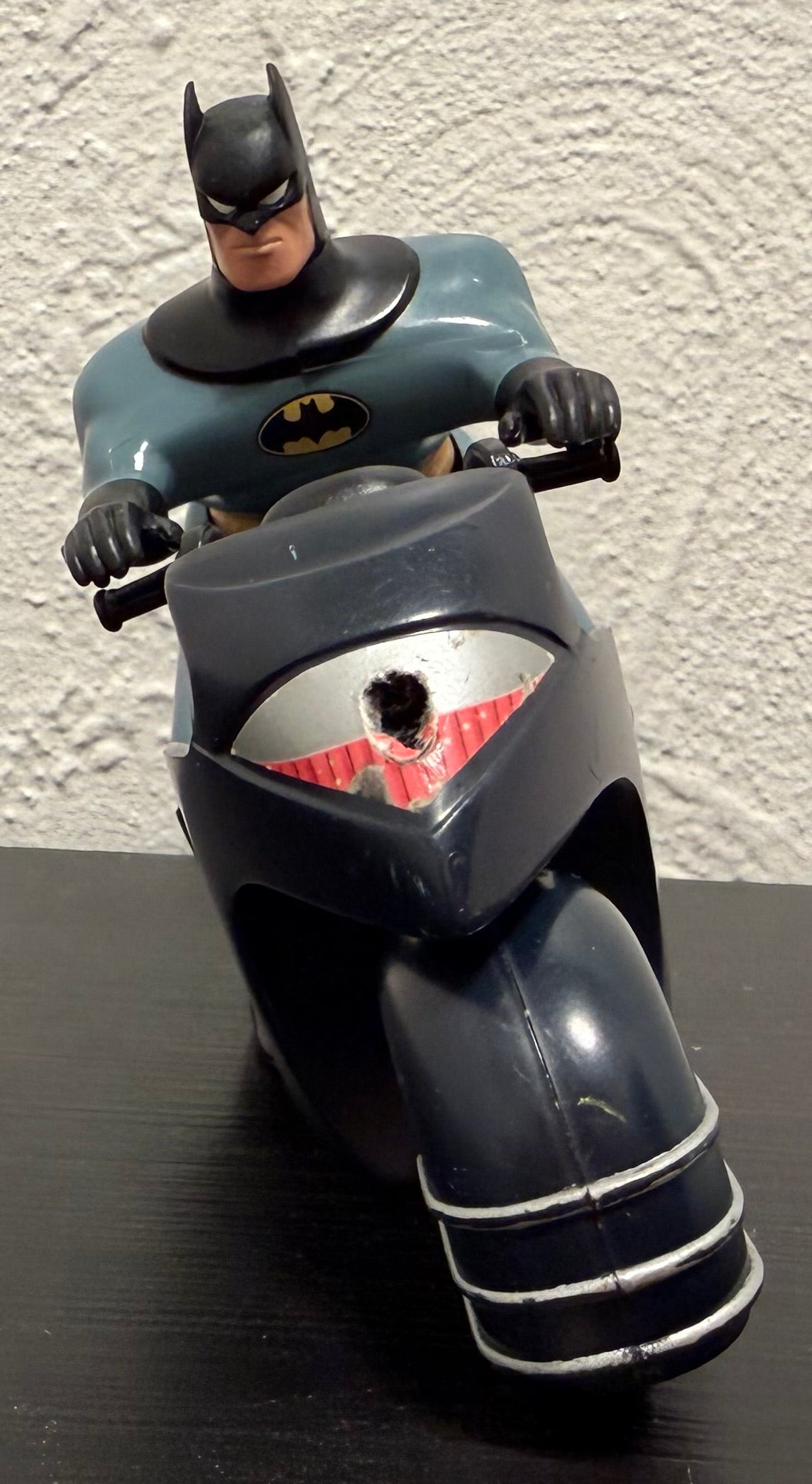 Vintage 1992 Batman The Animated Series Batcycle Motorcycle by Kenner