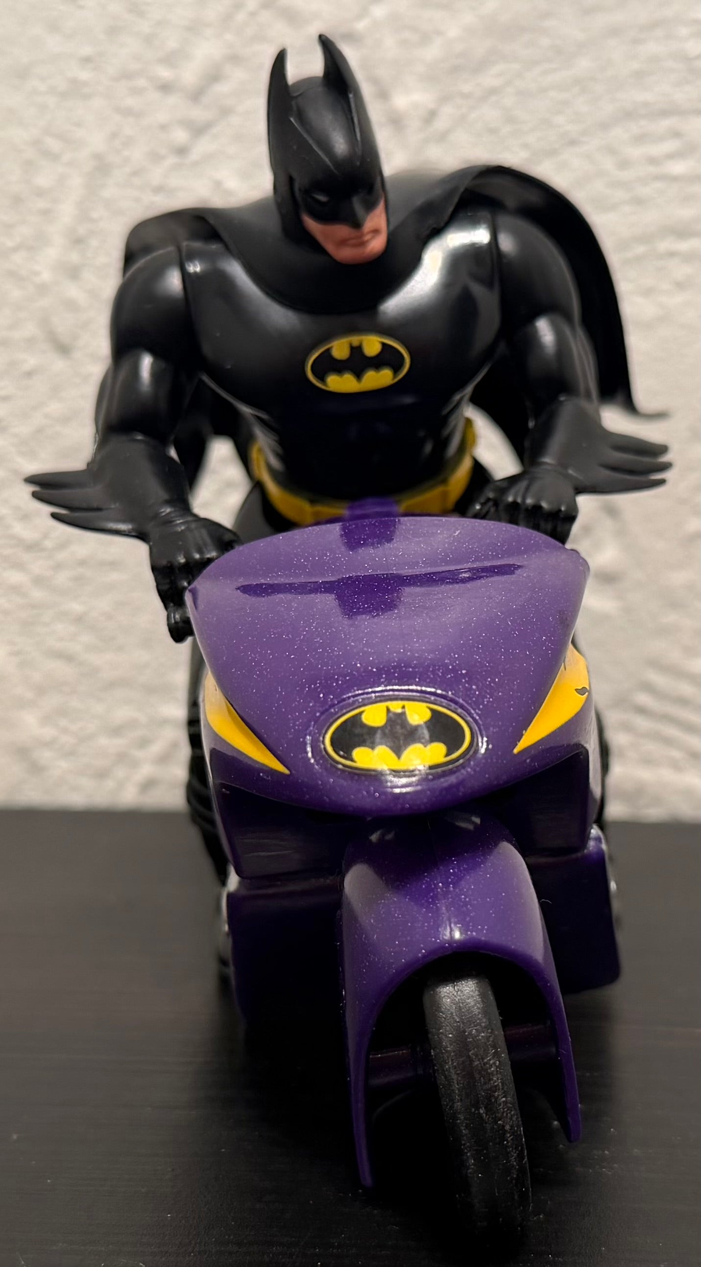 Vintage 1994 Batman The Animated Series Batcycle Motorcycle by Kenner