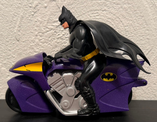 Vintage 1994 Batman The Animated Series Batcycle Motorcycle by Kenner
